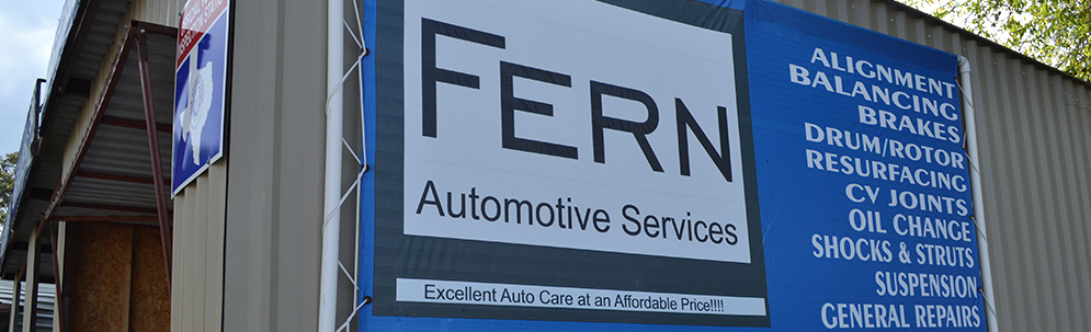 Fern Automotive service sign